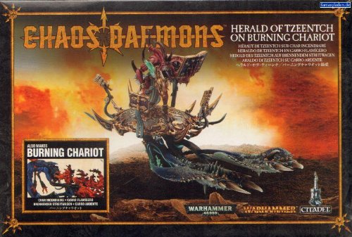 Herald Of Tzeentch On Burning Chariot